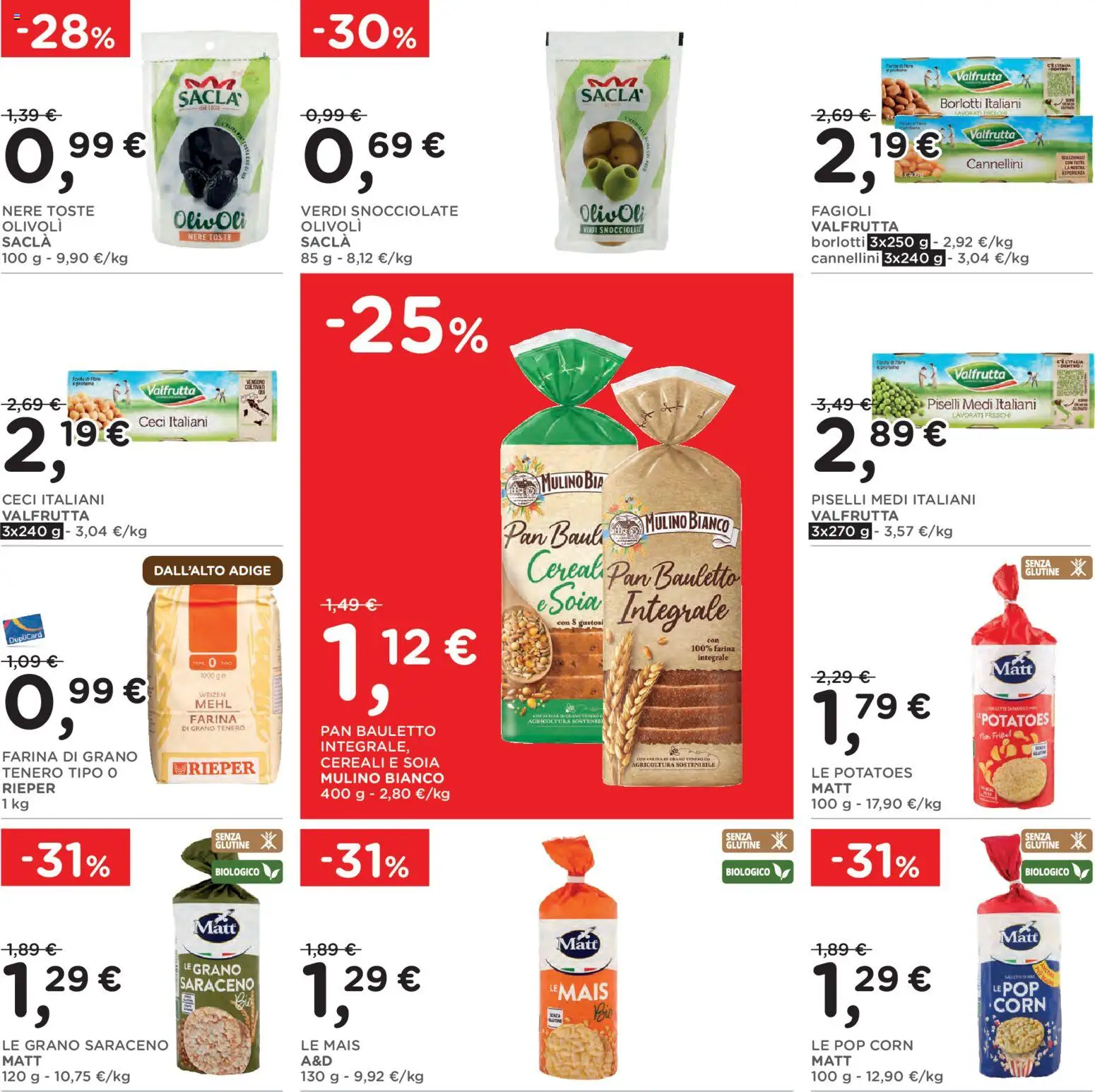 Volantino Poli del 30/09/2026 | Pagina: 19 | Prodotti: Ceci, Farina, Piselli, Pop corn