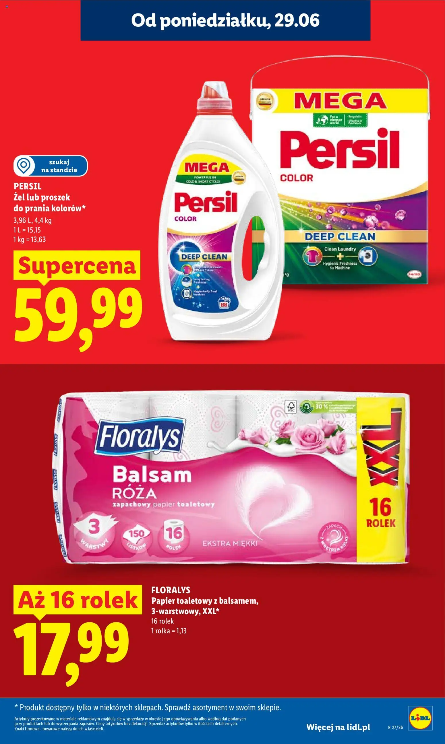 Lidl Polsko leták od 29.06.2026 | Strana: 15 | Produkty: Persil