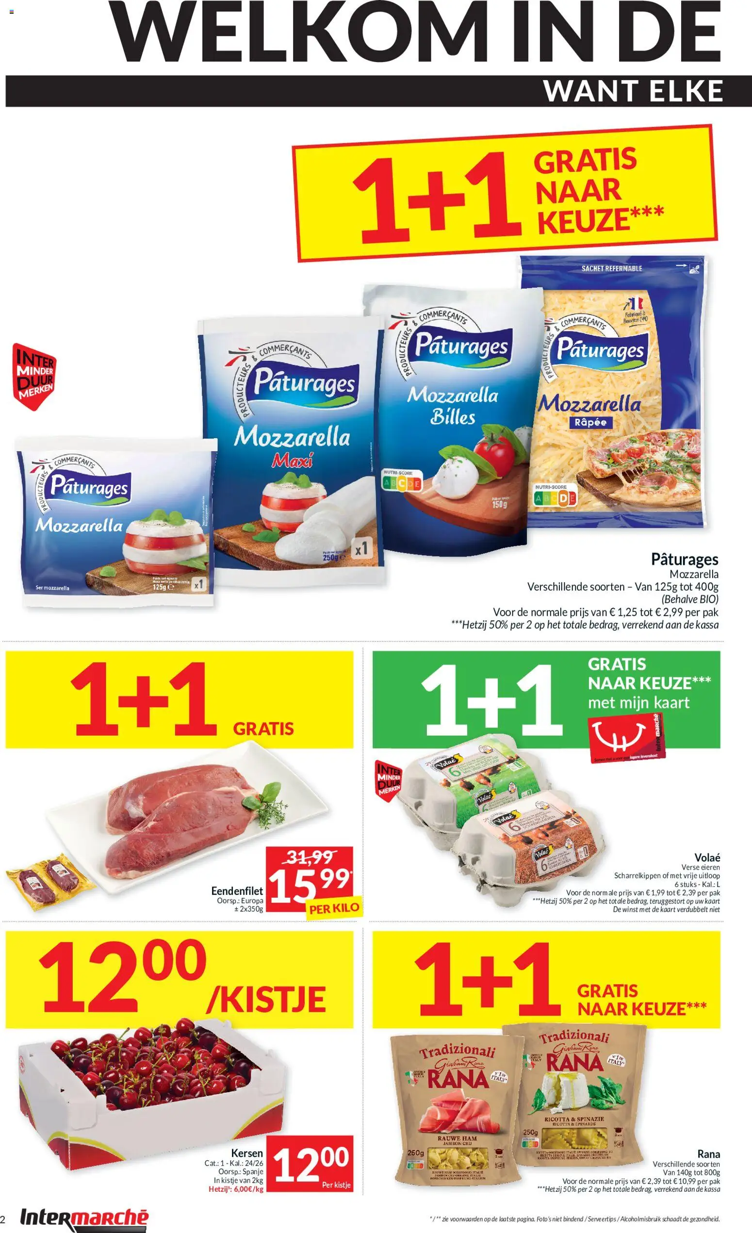{H1} | Pagina: 2 | Producten: Ham, Ricotta, Spinazie, Eieren