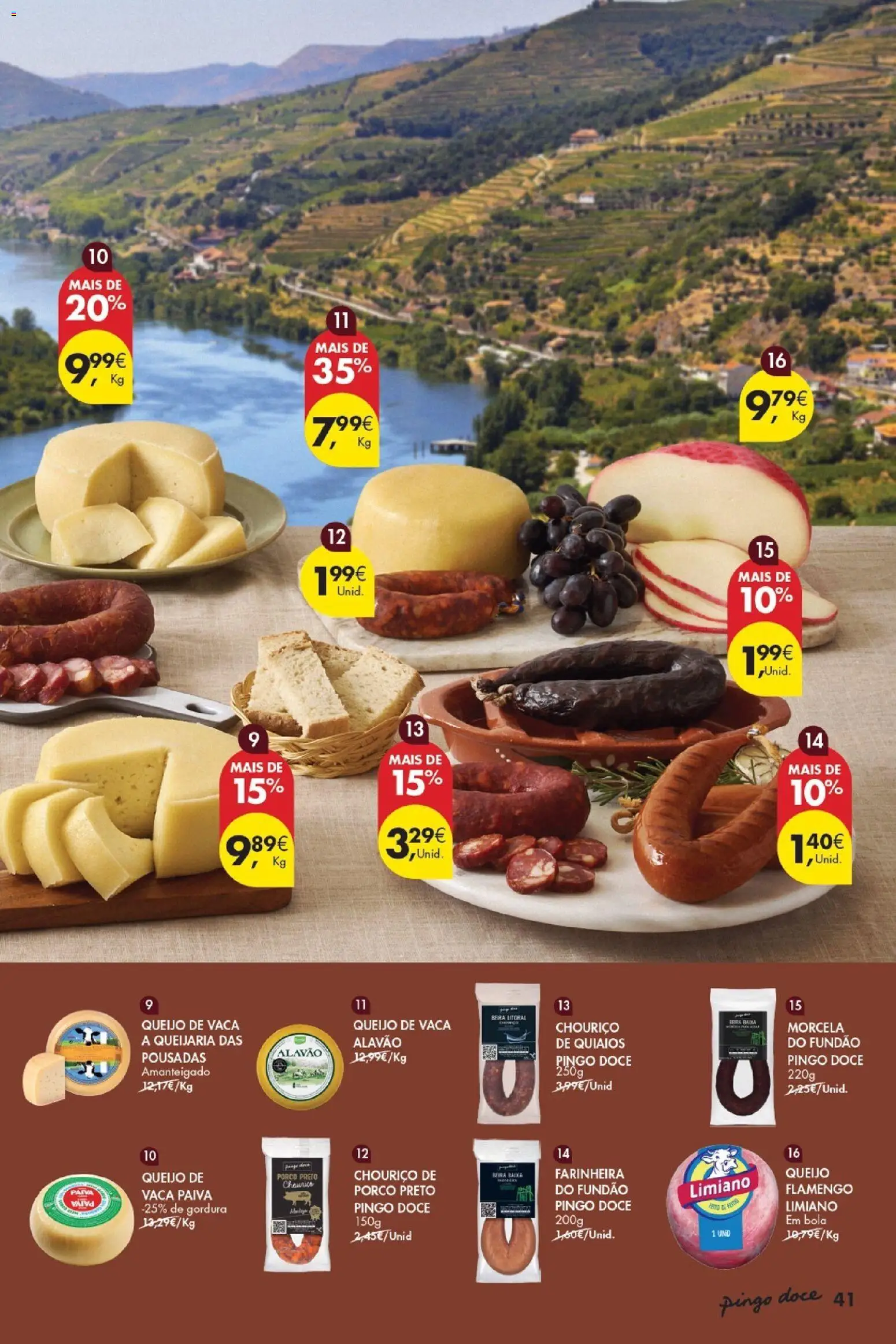 Pingo Doce - Vinhos e Sabores de Portugal Madeira │ válido de 15/09/2026 | Página: 41 | Produtos: Queijo, Chouriço