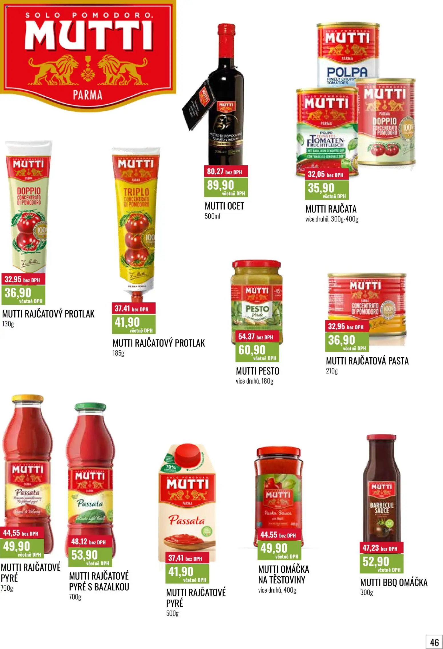 Ratio leták od 01.06.2026 | Strana: 47 | Produkty: Ocet, Těstoviny, Passata, Pesto