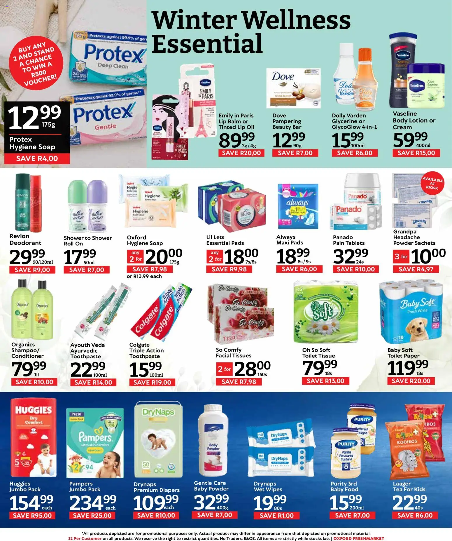 New Oxford Freshmarket catalogue – valid from 22/07/2026 | Page: 14 | Products: Toilet, Powder, Tea, Baby food