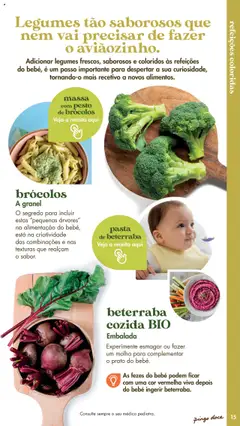 Pré-visualização massa com pesto de brócolos, Massa com pesto de brócolos. Veja a receita aqui. válido de 20.05.2025 | Página: 15