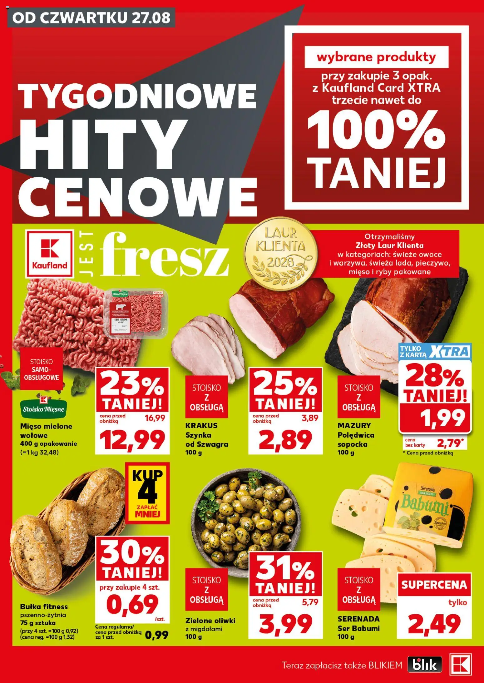 Kaufland Polsko leták - Mocny start od 31.08.2026 | Strana: 10 | Produkty: Ryby, Karty