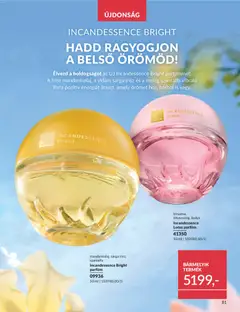 Katalógus AVON 2026 májusi - amely érvényes a következő dátumtól: 01.05.2026 | Oldal: 89 | Termékek: Parfüm