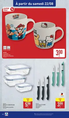 Aldi - Prévisualisation de CROFTON®, COUTEAUX DE CUISINE, CROFTON®, COUTEAUX DE CUISINE, Autres modèles, disponibles., Réf. 5010191 valide à partir de 18/08/2026 | Page: 38 | Produits: Couteaux, Couteaux de cuisine