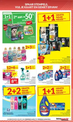 Intermarché folder week 25 - Voorbeeld van een folder van Intermarché, geldig van 16.06.2026 | Pagina: 13 | Producten: Toiletpapier, Kaart, Deodorant, Wasmiddel