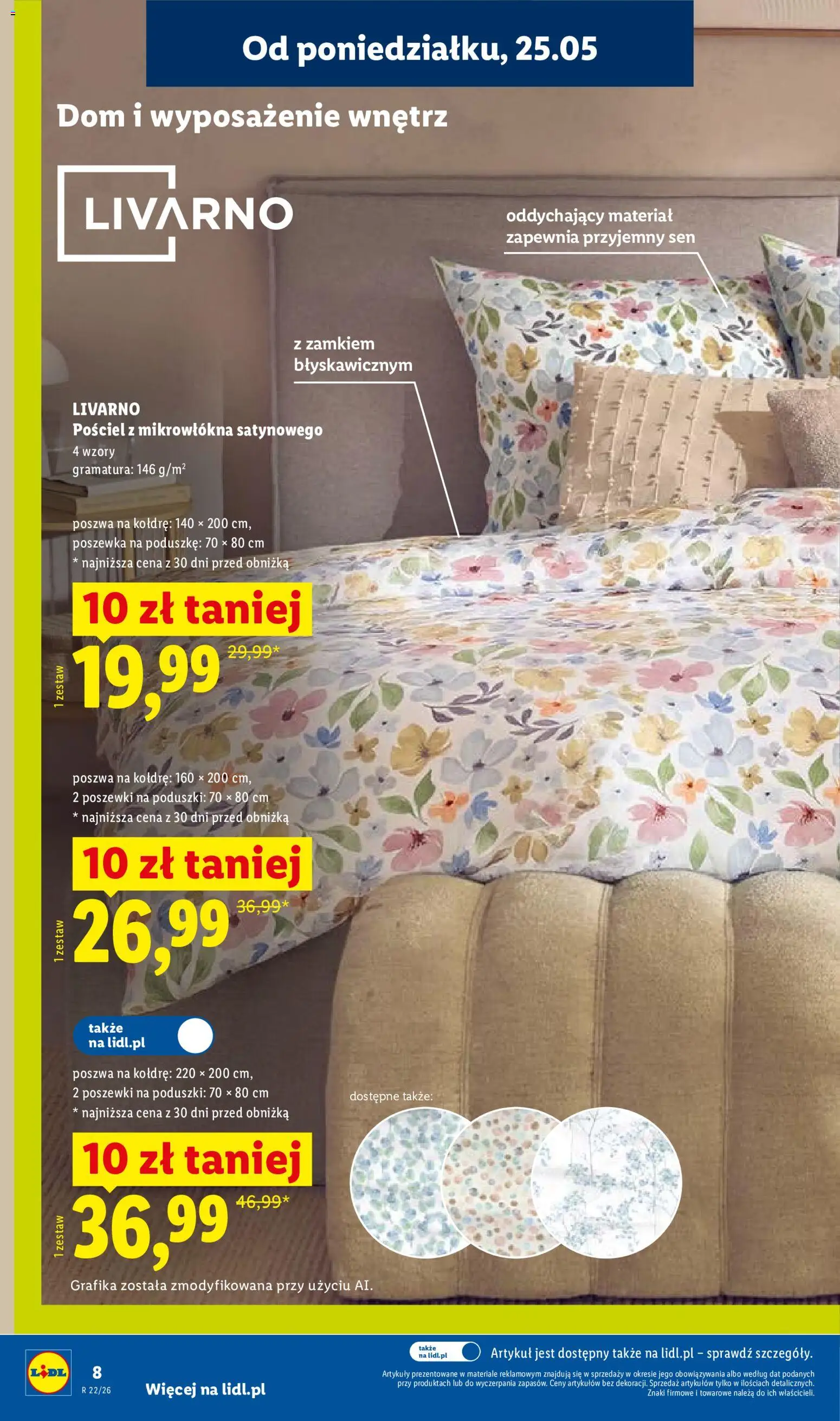 Lidl Katalog od 25.05.2026 | Strona: 10 | Produkty: Pościel