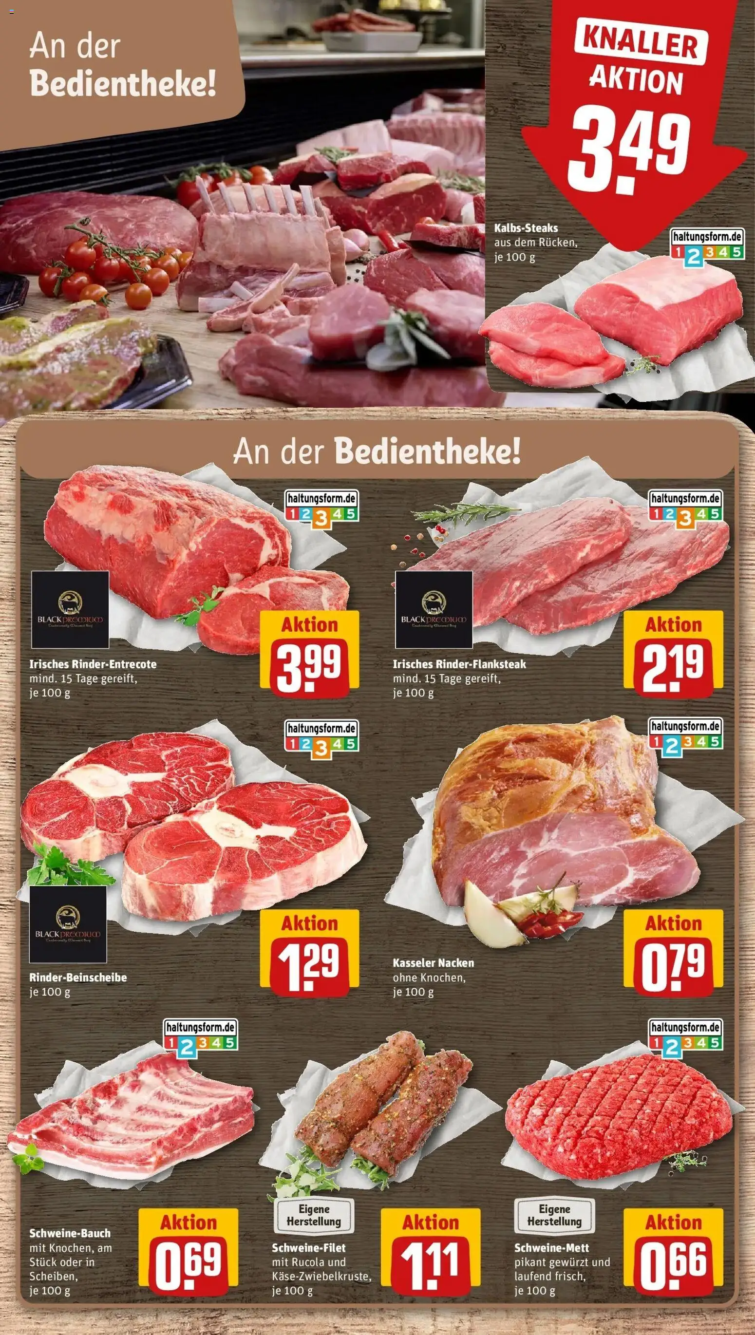 REWE Prospekt ab 19.10.2026 zum Blättern » Angebote | Seite: 10 | Produkte: Schweinebauch, Rucola, Schweinefilet, Kasseler nacken