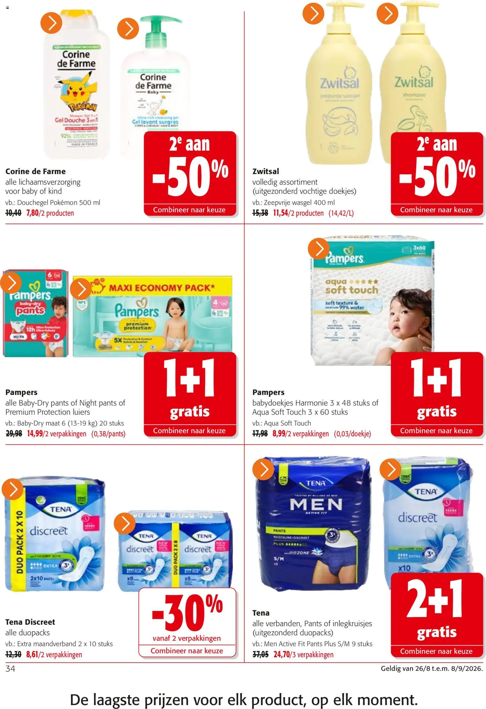 {H1} | Pagina: 34 | Producten: Pampers, Doekjes, Babydoekjes, Vochtige doekjes