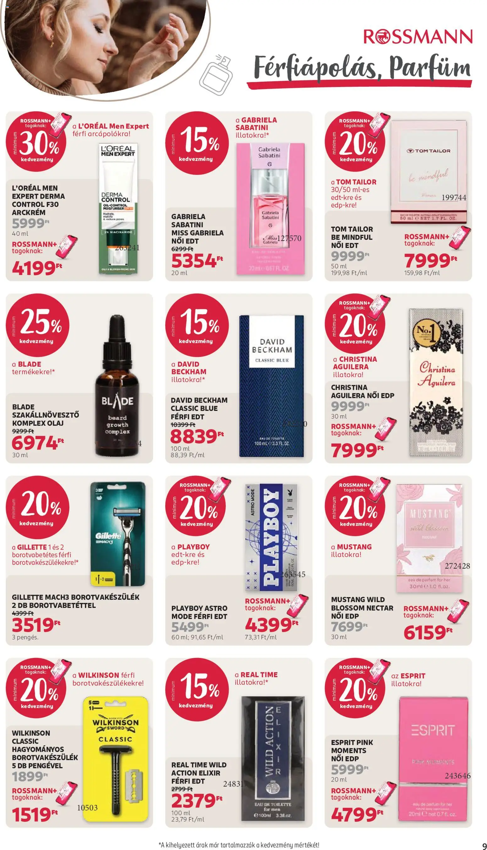 Rossmann akciós ujság - amely érvényes a következő dátumtól: 2026.07.20. | Oldal: 11 | Termékek: Lé, Arckrém, Parfüm, Olaj