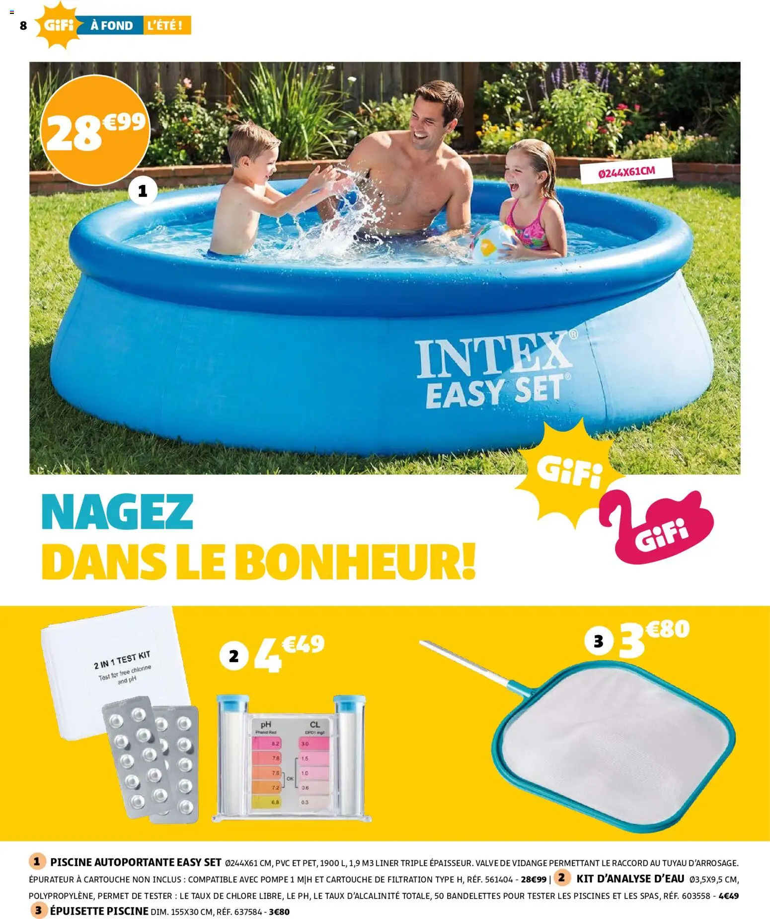 {H1} | Page: 8 | Produits: Tuyau, Cartouche