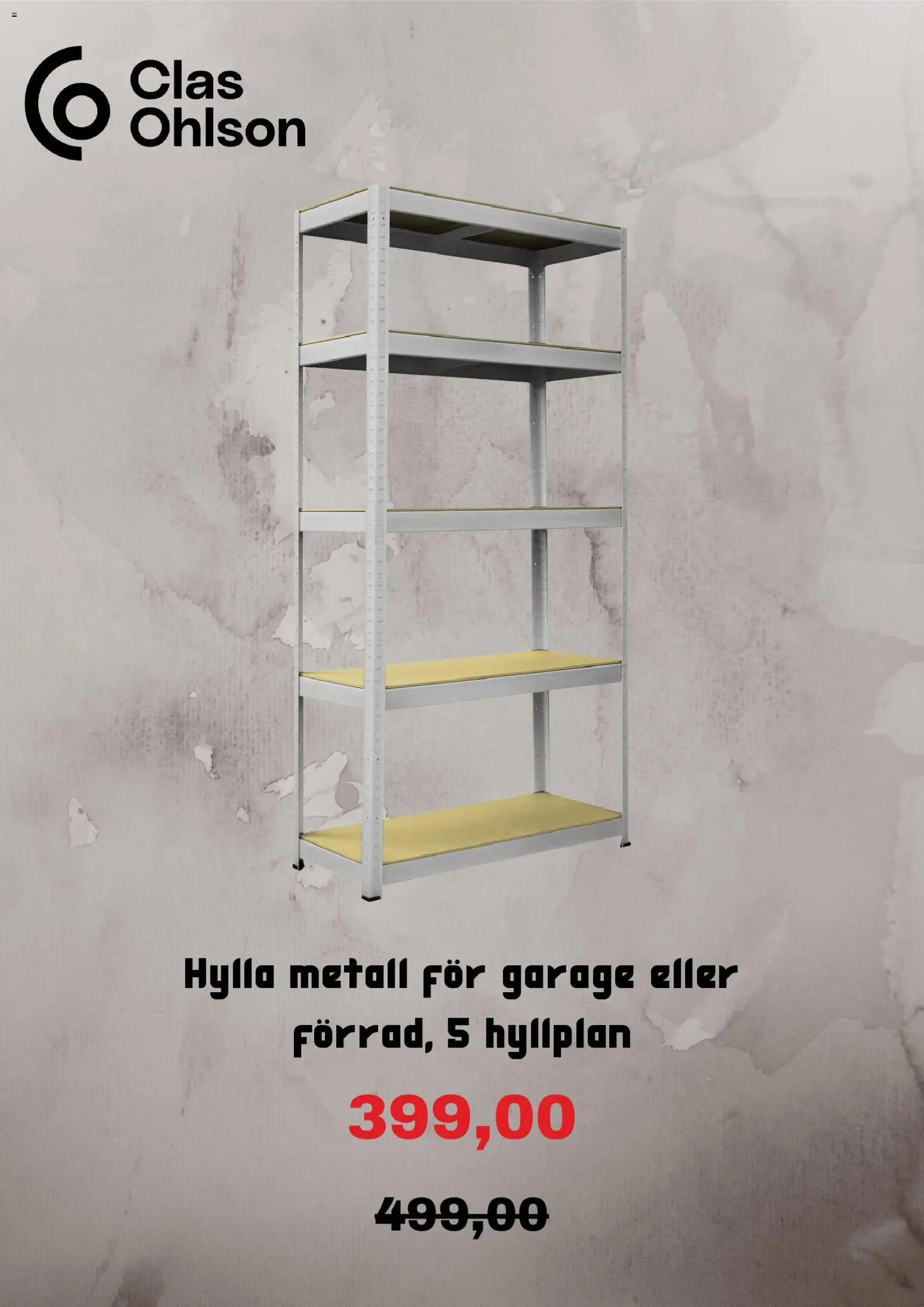 Clas Ohlson reklamblad aktuell från 21/08/2026 | Sida: 6 | Produkter: Hylla