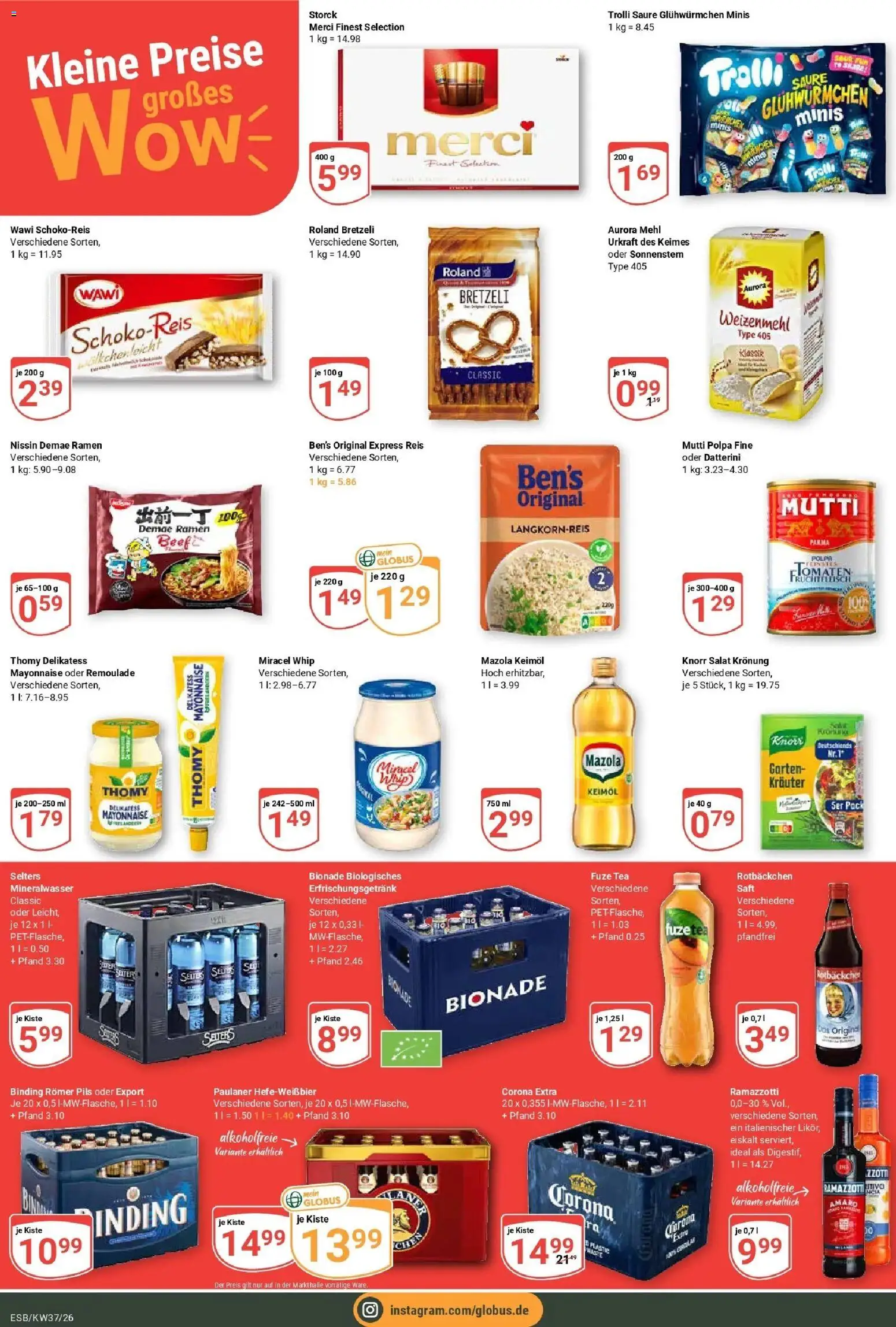 Globus Prospekt Eschborn – gültig ab 07.09.2026 | Seite: 6 | Produkte: Pils, Bionade, Miracel whip, Paulaner