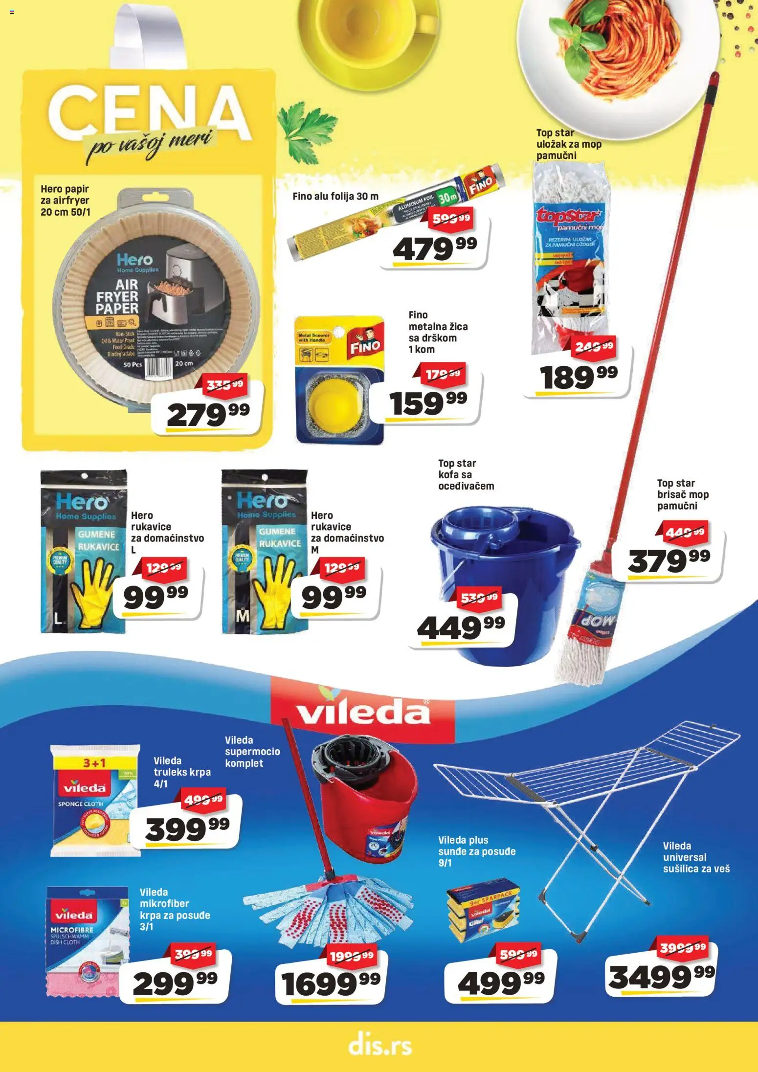 DIS katalog - važi od 04.06.2026 | Strana: 20 | Proizvode: Rukavice, Vileda, Sušilica za veš