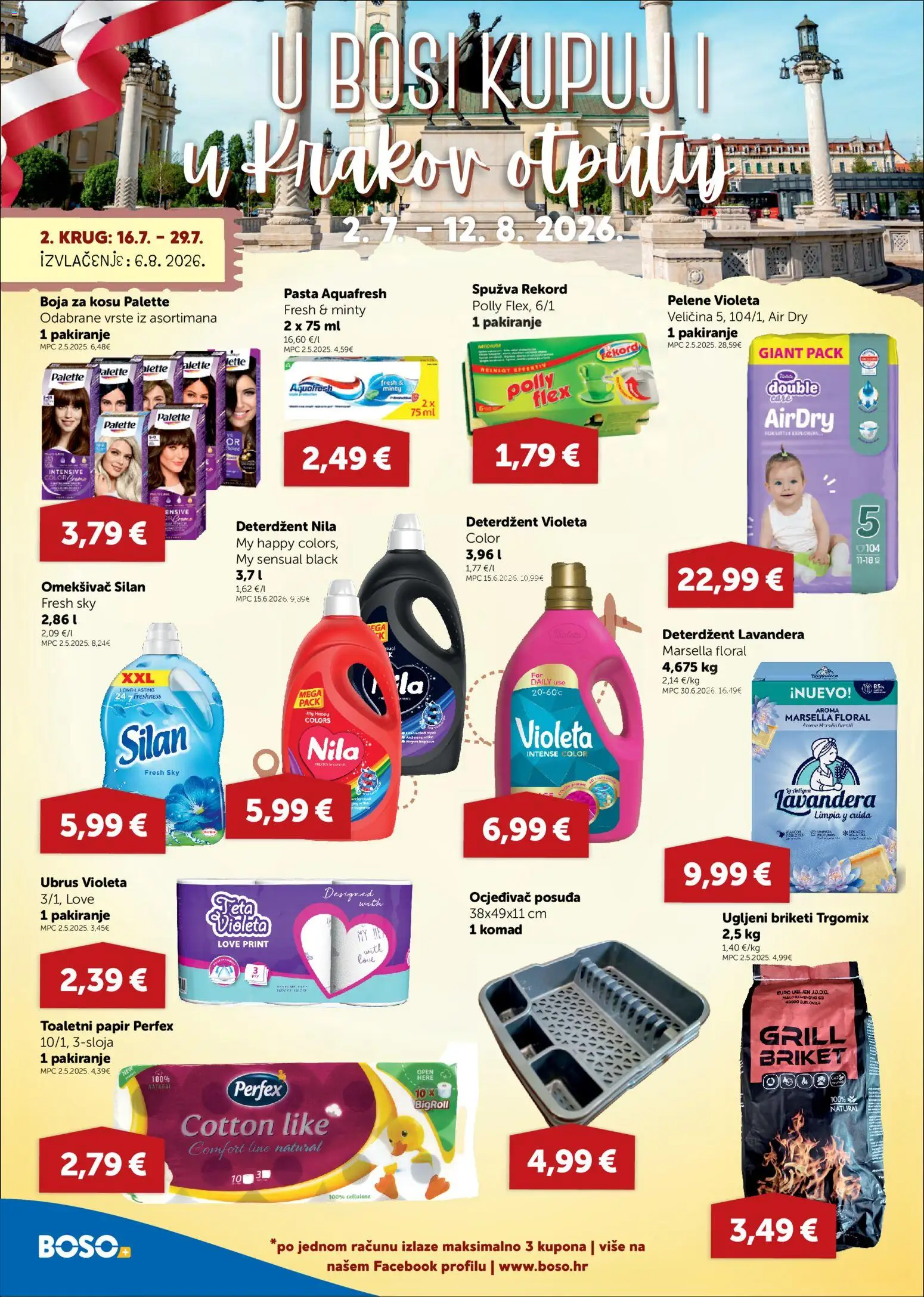 Boso katalog | vrijedi od 23.07.2026 | Stranica: 14 | Proizvodi: Feta, Spužva, Violeta, Briketi