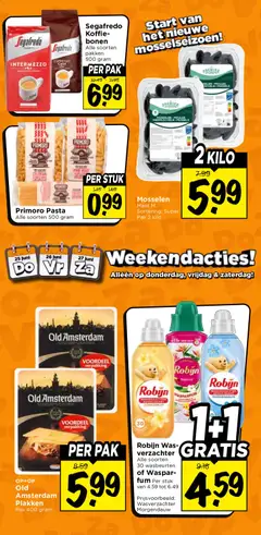 Vomar folder - Voorbeeld van een folder van Vomar, geldig van 21-06-2026 | Pagina: 43 | Producten: Koffie, Robijn, Pasta, Was