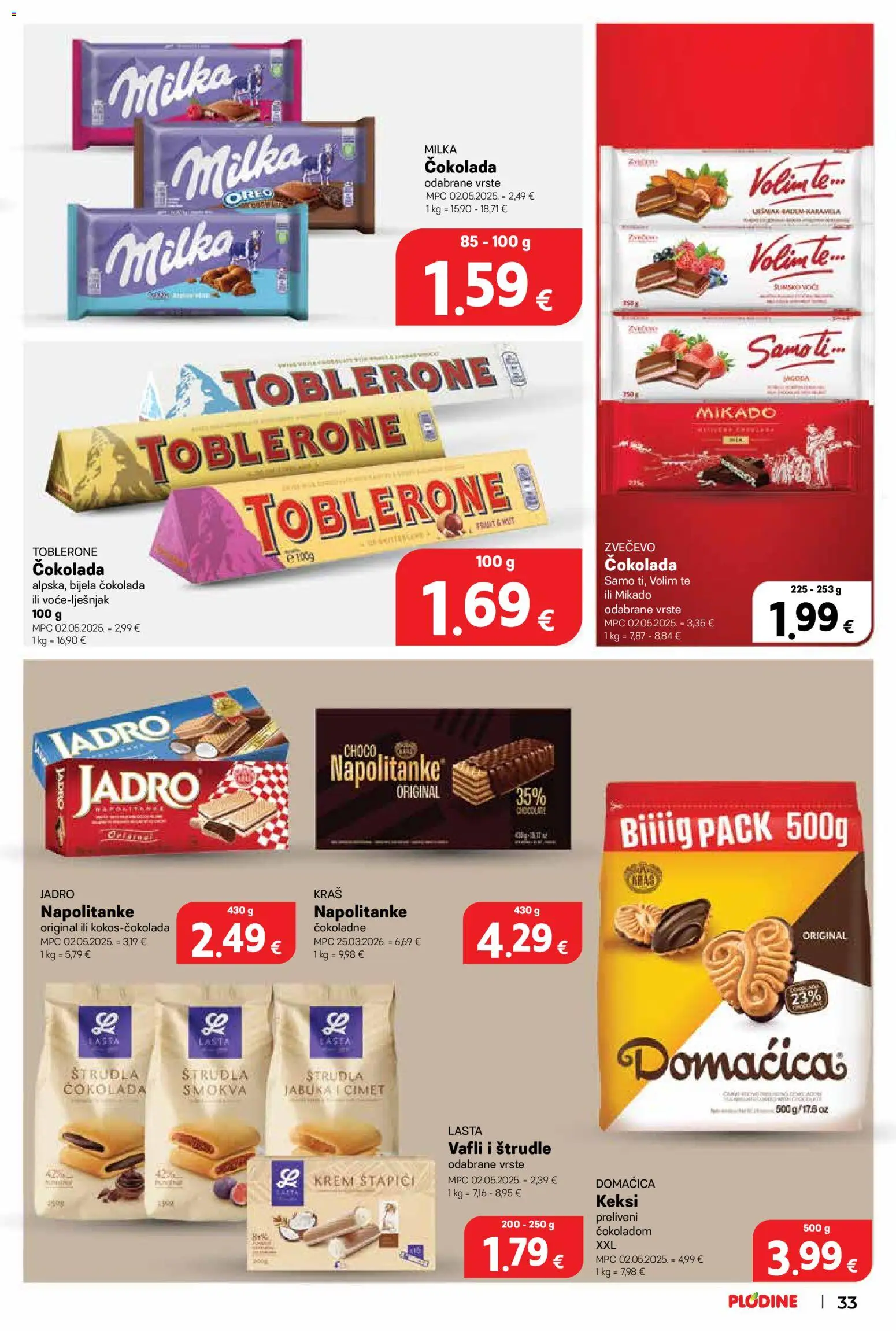 Plodine katalog | vrijedi od 01.07.2026 | Stranica: 33