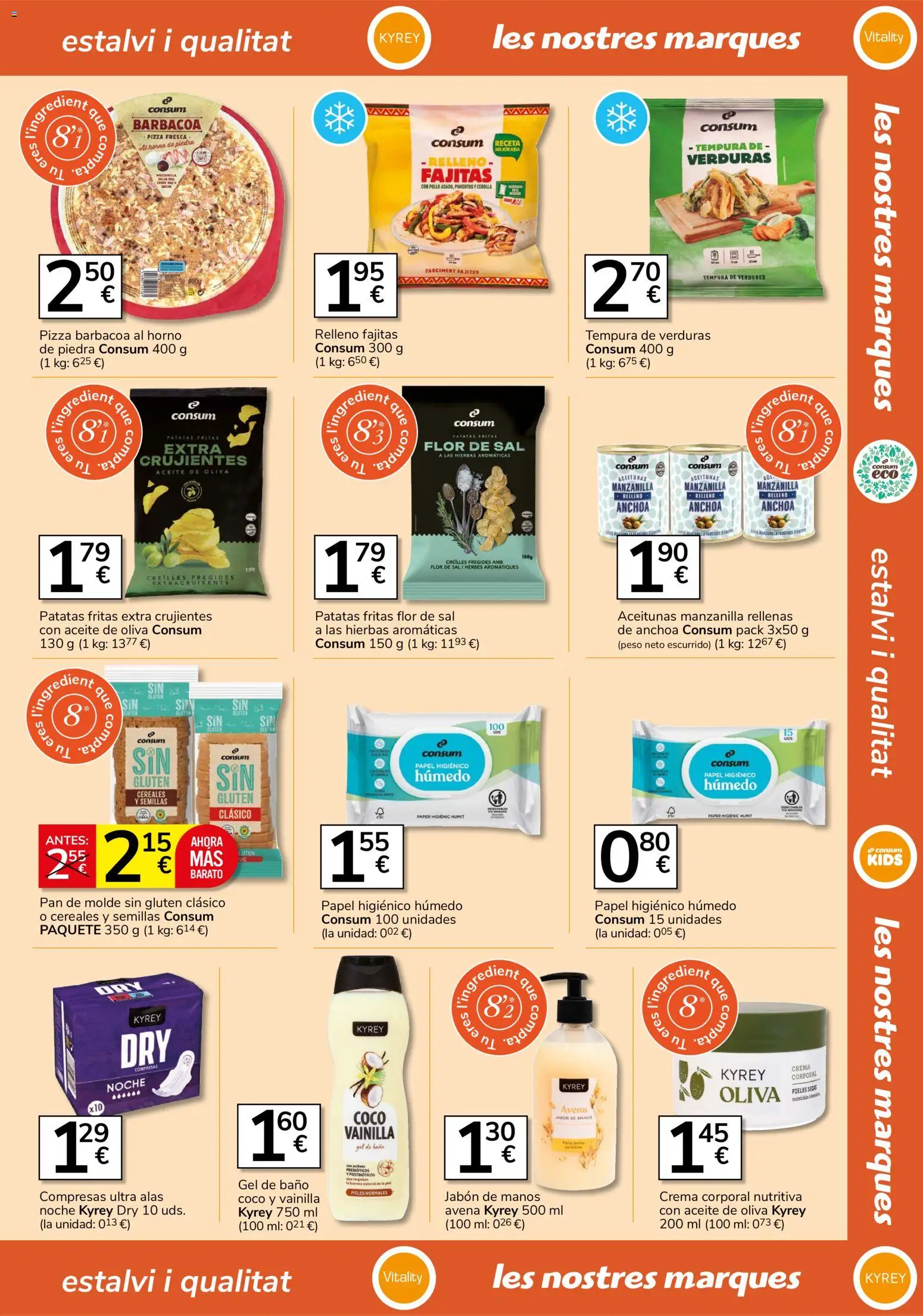 Consum folleto │ válido desde el 23/07/2026 | Página: 19 | Productos: Aceite, Barbacoa, Γλυφιτζούρι, Baño