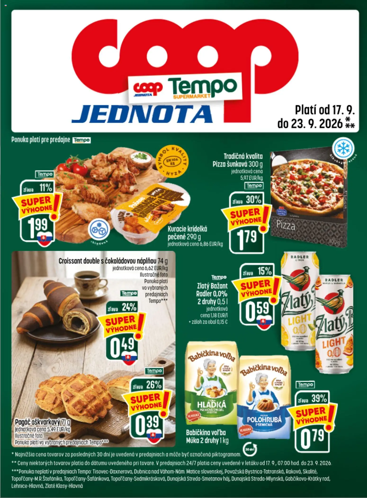 Nové COOP Jednota akcie – leták je platný od 17.09.2026 | Strana: 25