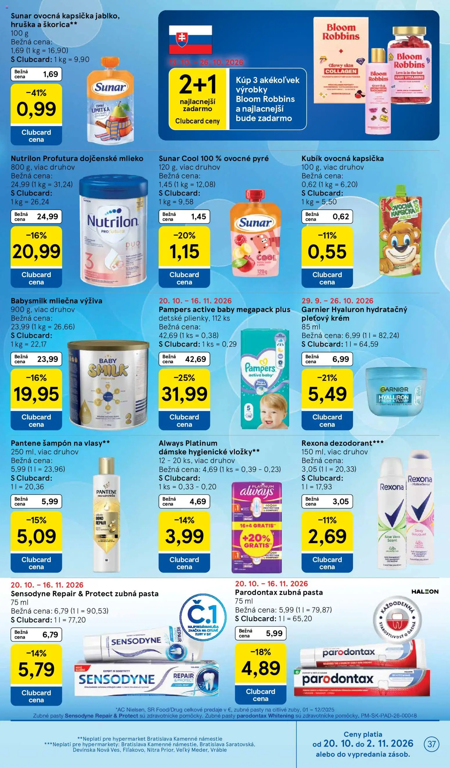 Nové Tesco akcie – leták je platný od 21.10.2026 | Strana: 37