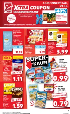RÜGEN FISCH Heringsfilets, versch. Sorten je 200-g-Dose ab 21.05.2026 gültig | Seite: 7 | Produkte: Gelierzucker, Thomy les sauces, Dallmayr, Zucker