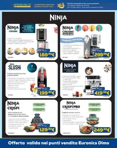 Anteprima del volantino Euronics volantino valido a partire dal 18/06/2026 | Pagina: 15 | Prodotti: Tè, Latte, Lavastoviglie, Caffè in grani