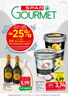 SPAR Gourmet Flugblatt ab 13.08.2026 gültig