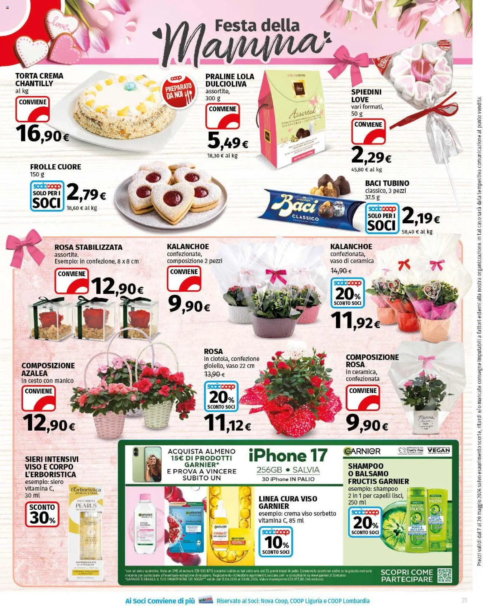 Volantino Ipercoop del 07.05.2026 | Pagina: 21 | Prodotti: Crema, Crema viso, Data, Vaso