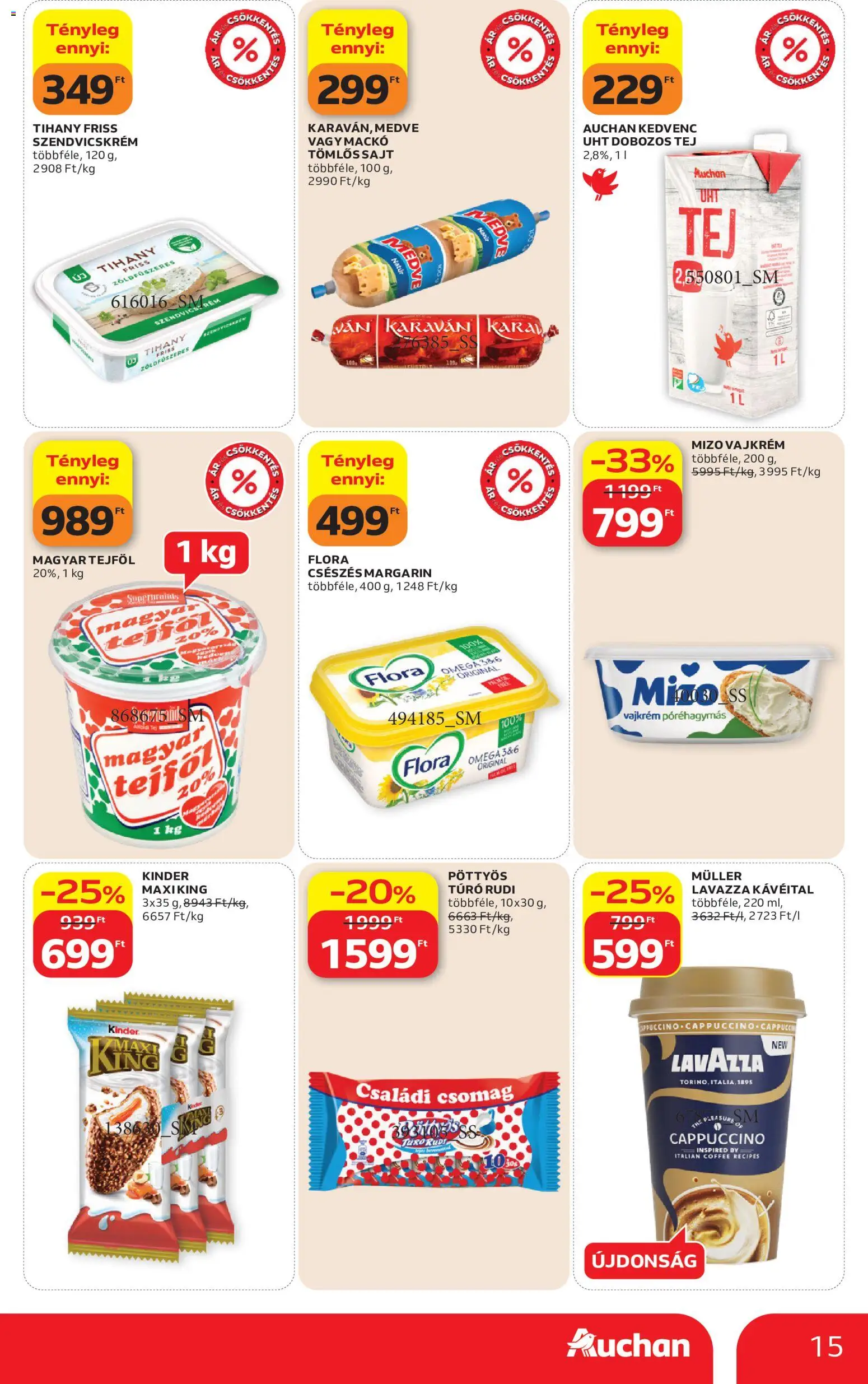 Auchan akciós ujság - amely érvényes a következő dátumtól: 2026.09.03. | Oldal: 15