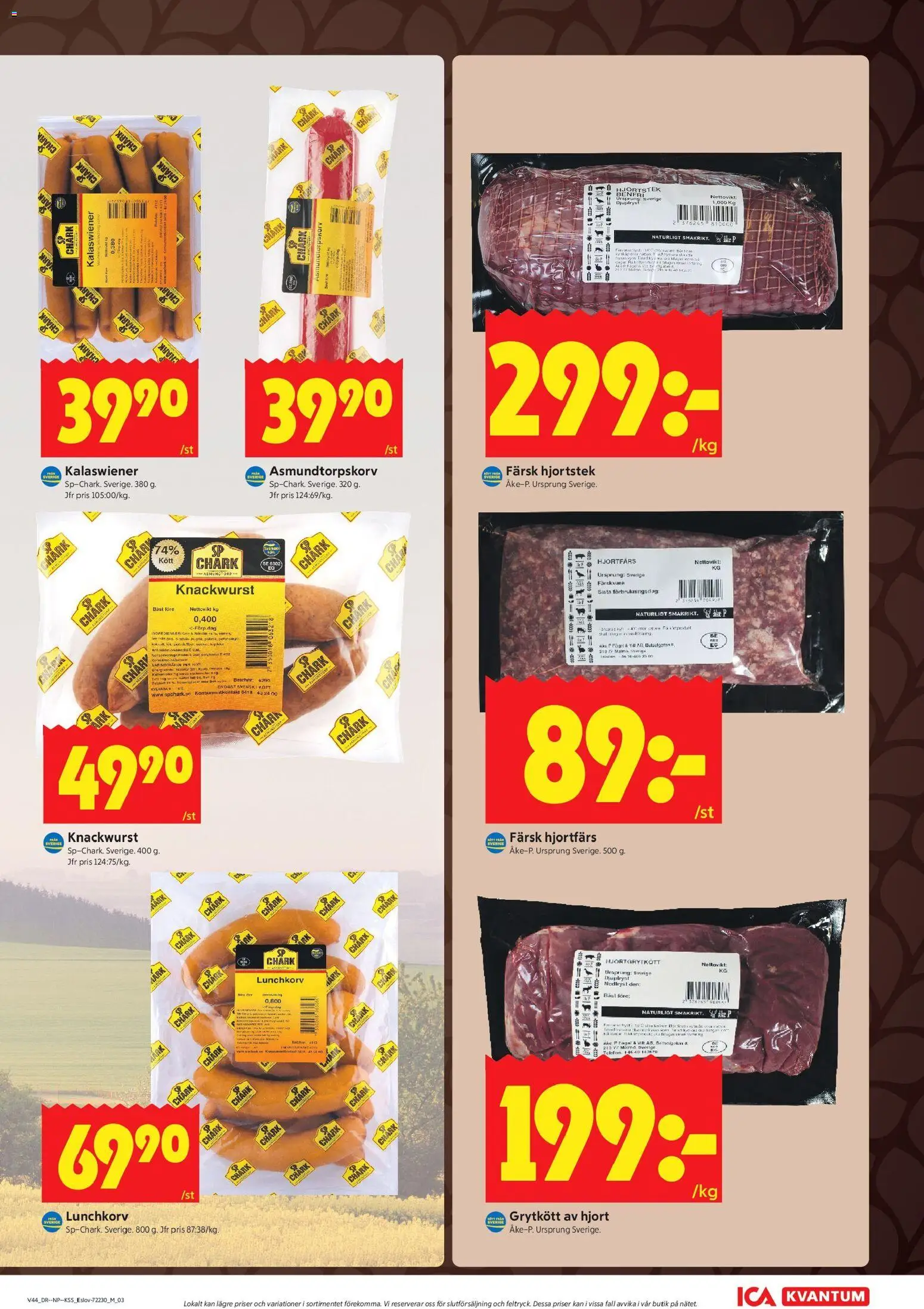 ICA Kvantum reklamblad aktuell från 26/10/2026 | Sida: 7