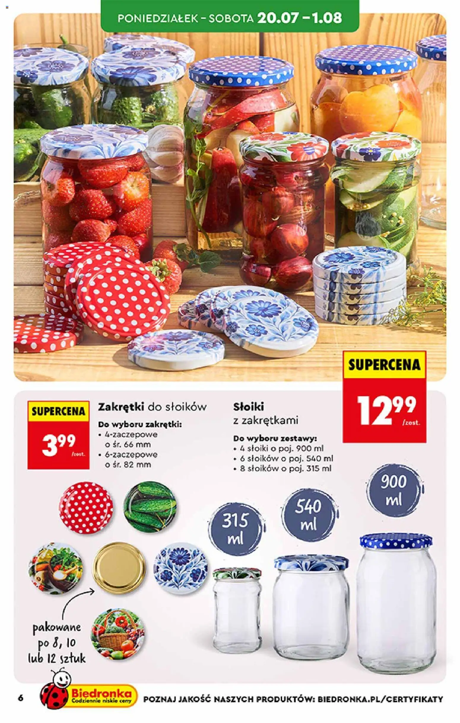 Biedronka Polsko leták - Hity i inspiracje od 20.07.2026 | Strana: 6