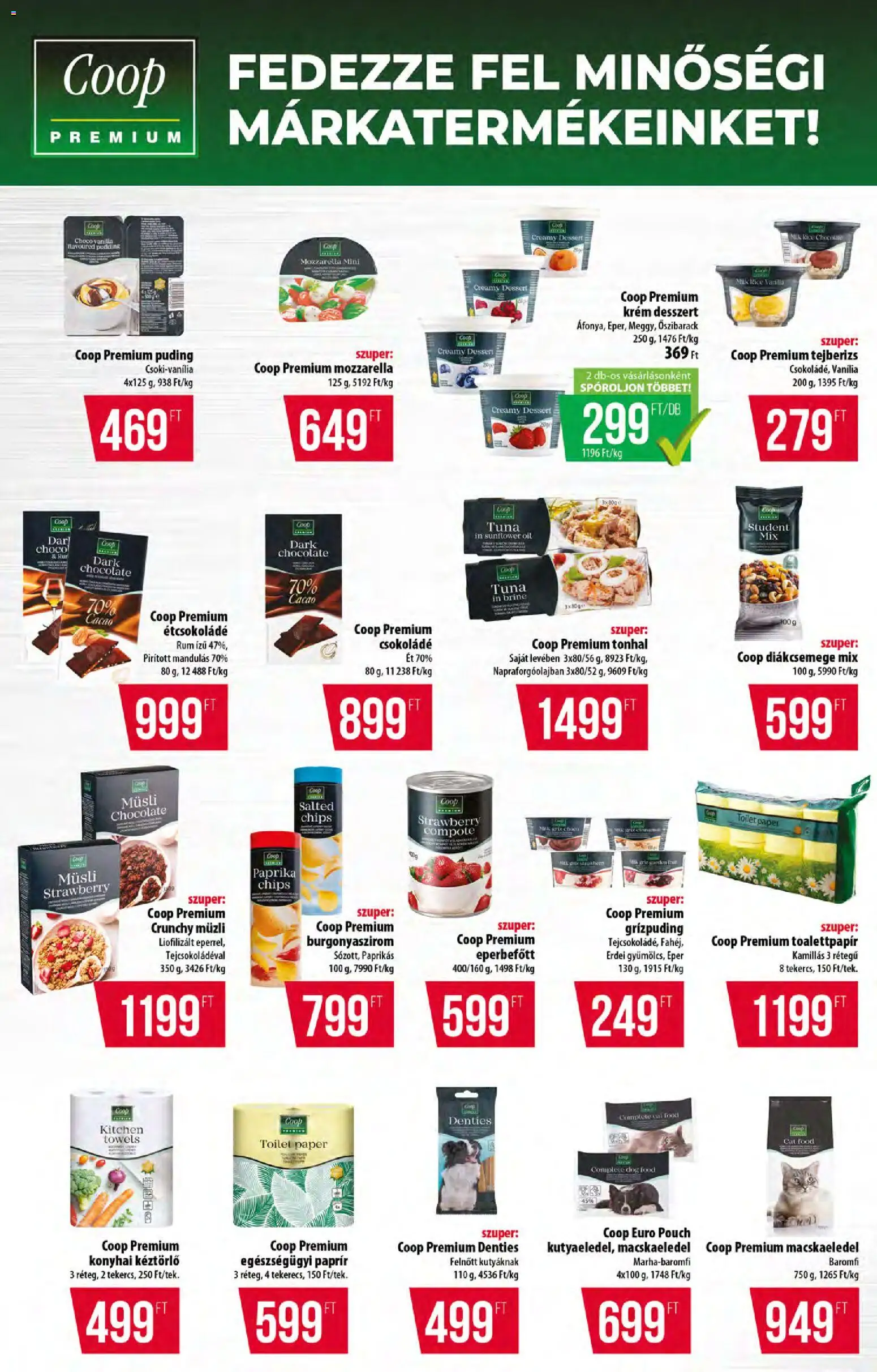 COOP akciós ujság - amely érvényes a következő dátumtól: 11.06.2026 | Oldal: 7 | Termékek: Puding, Tejberizs, Gin, Eper