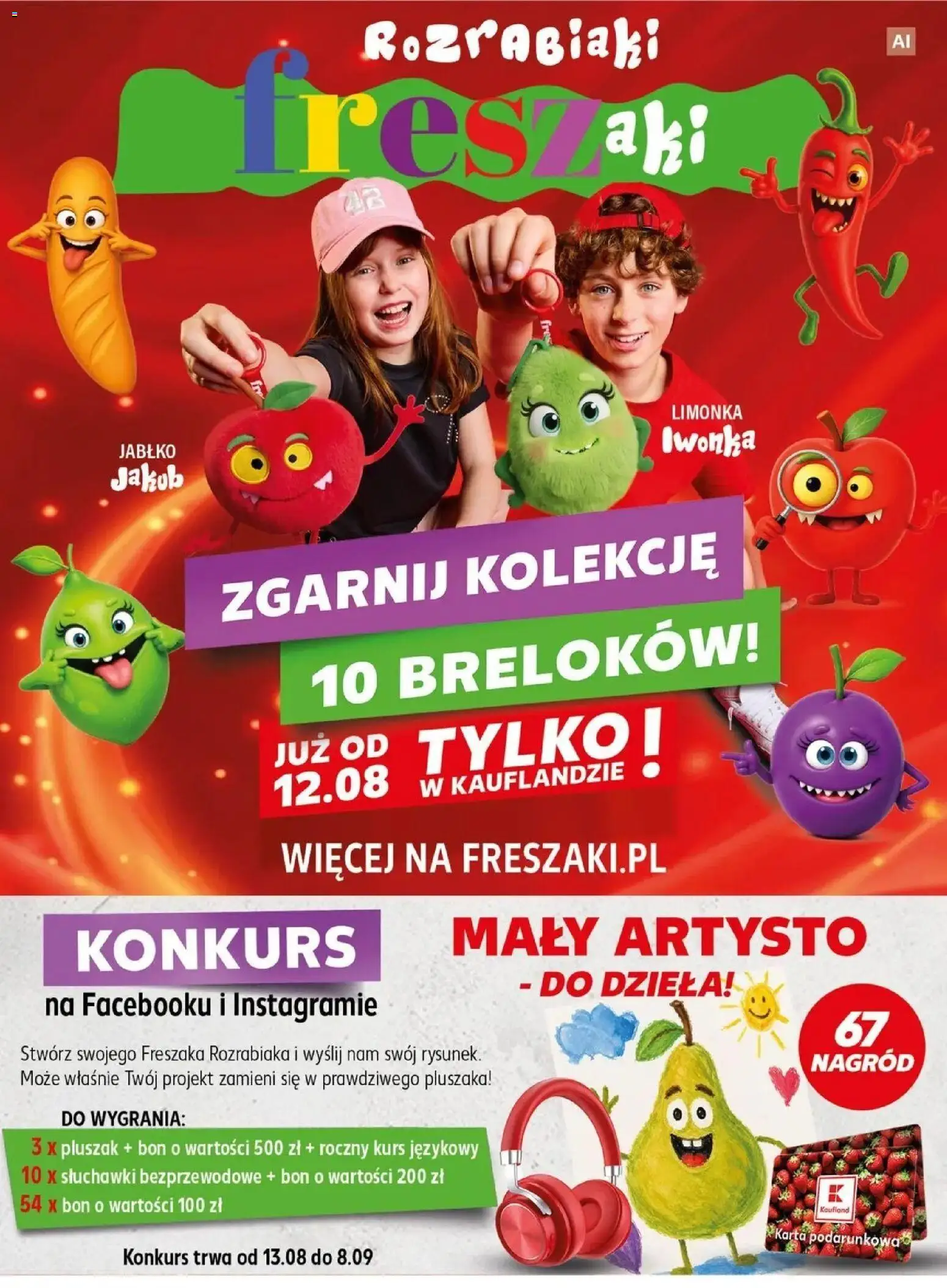 Kaufland gazetka - Wszystko do szkoły od 20.08.2026 - od jutra PDF | Strona: 16 | Produkty: Karta, Limonka, Słuchawki, Słuchawki bezprzewodowe