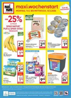 Maximarkt Flugblatt ab 07.05.2026 gültig | Seite: 24 | Produkte: Wasser
