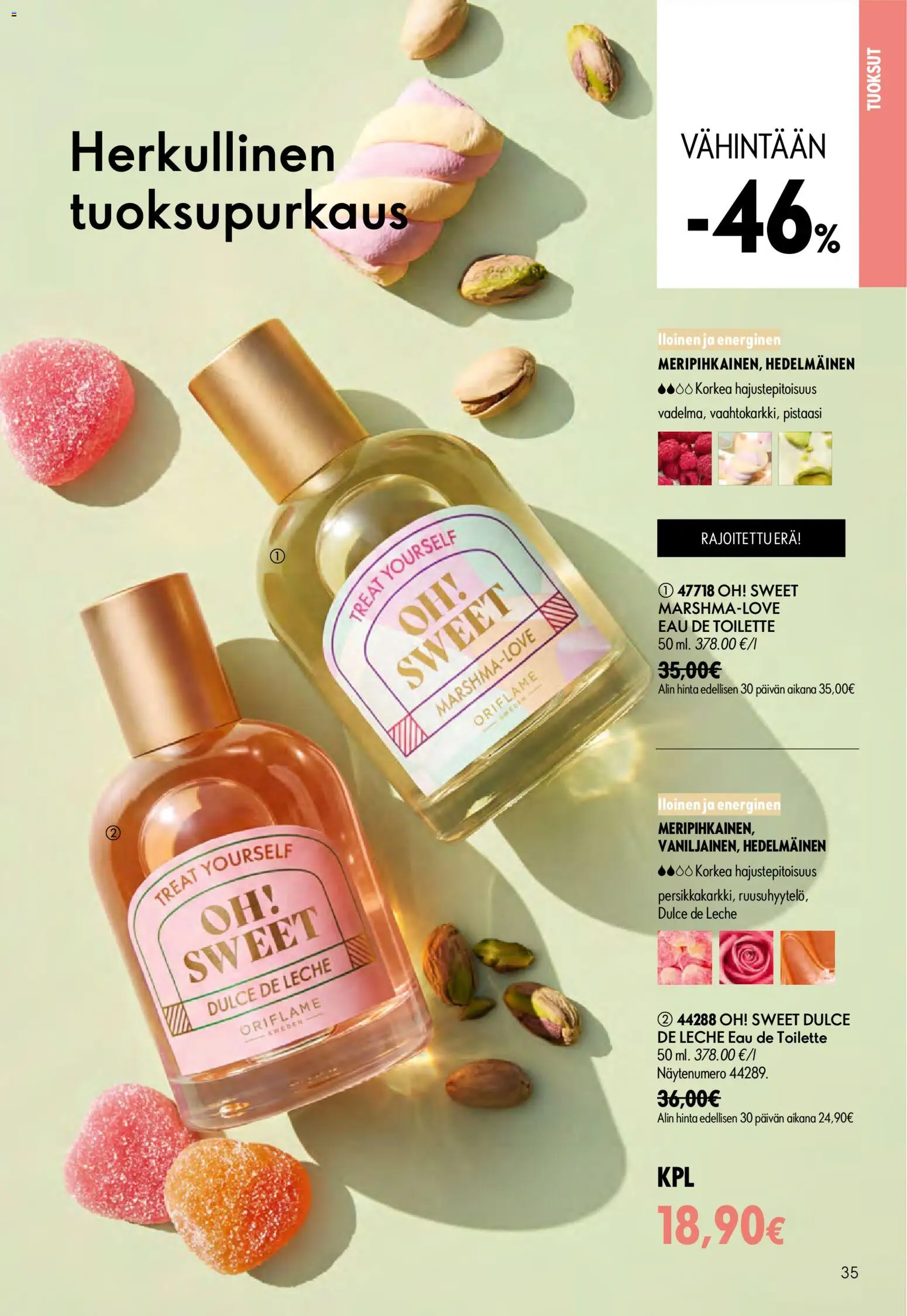 Oriflame - Esite 09 – voimassa 24/06/2026 alkaen | Sivu: 35 | Tuotteet: Eau de toilette