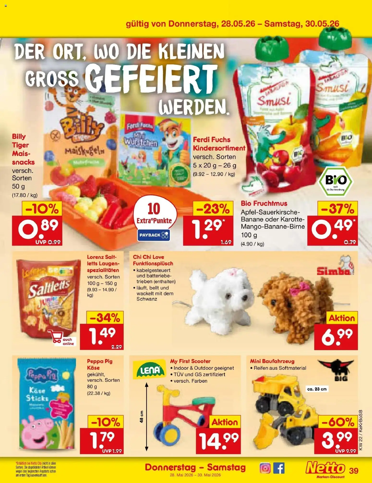 Netto Marken-Discount Prospekt Bonn – gültig ab 26.05.2026 | Seite: 47 | Produkte: Käse, Scooter, Karotte