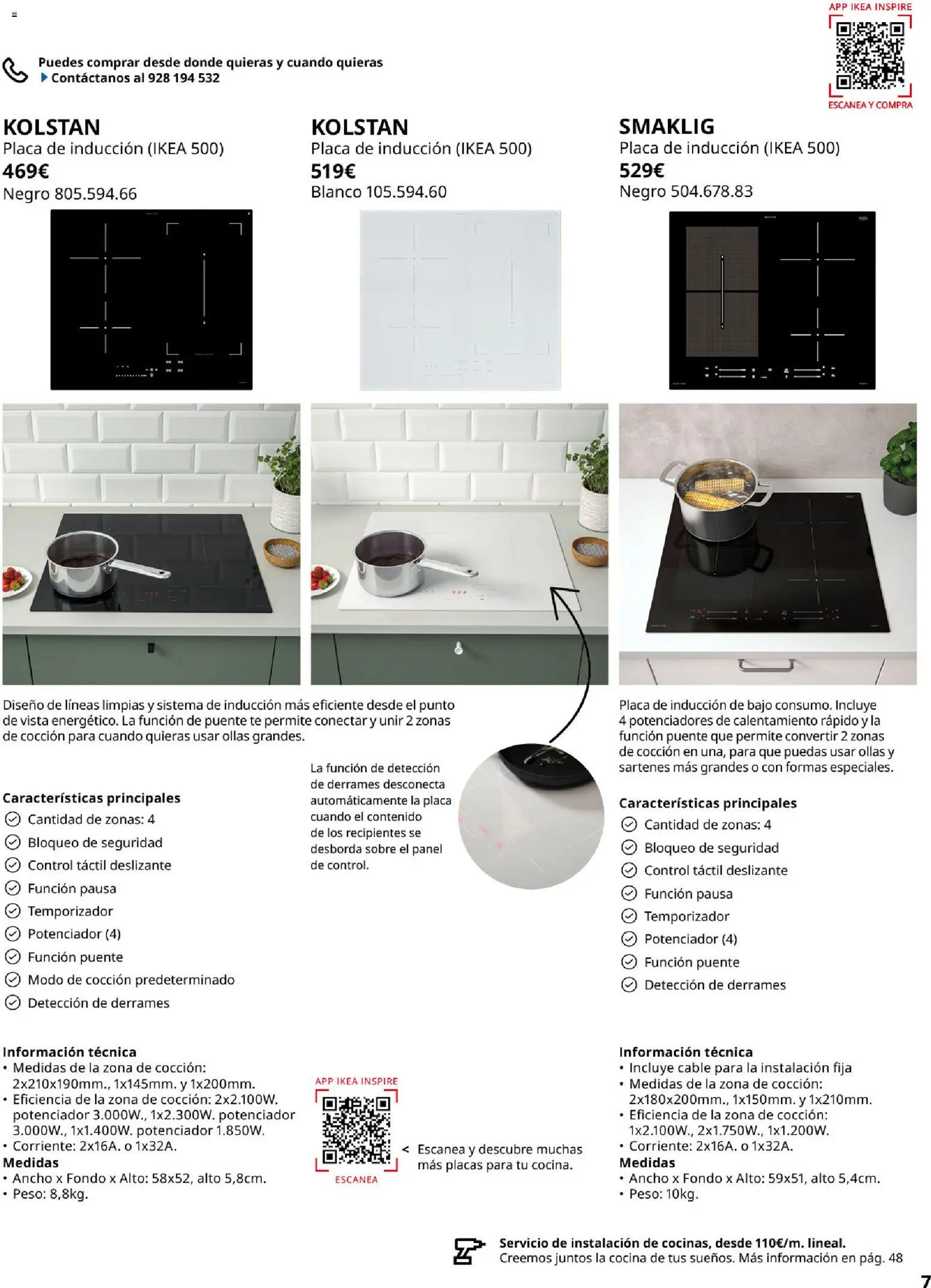 Catálogo IKEA Electrodomésticos │ válido desde el 07.05.2026 | Página: 7 | Productos: Té, Cable, Cocina, Peso
