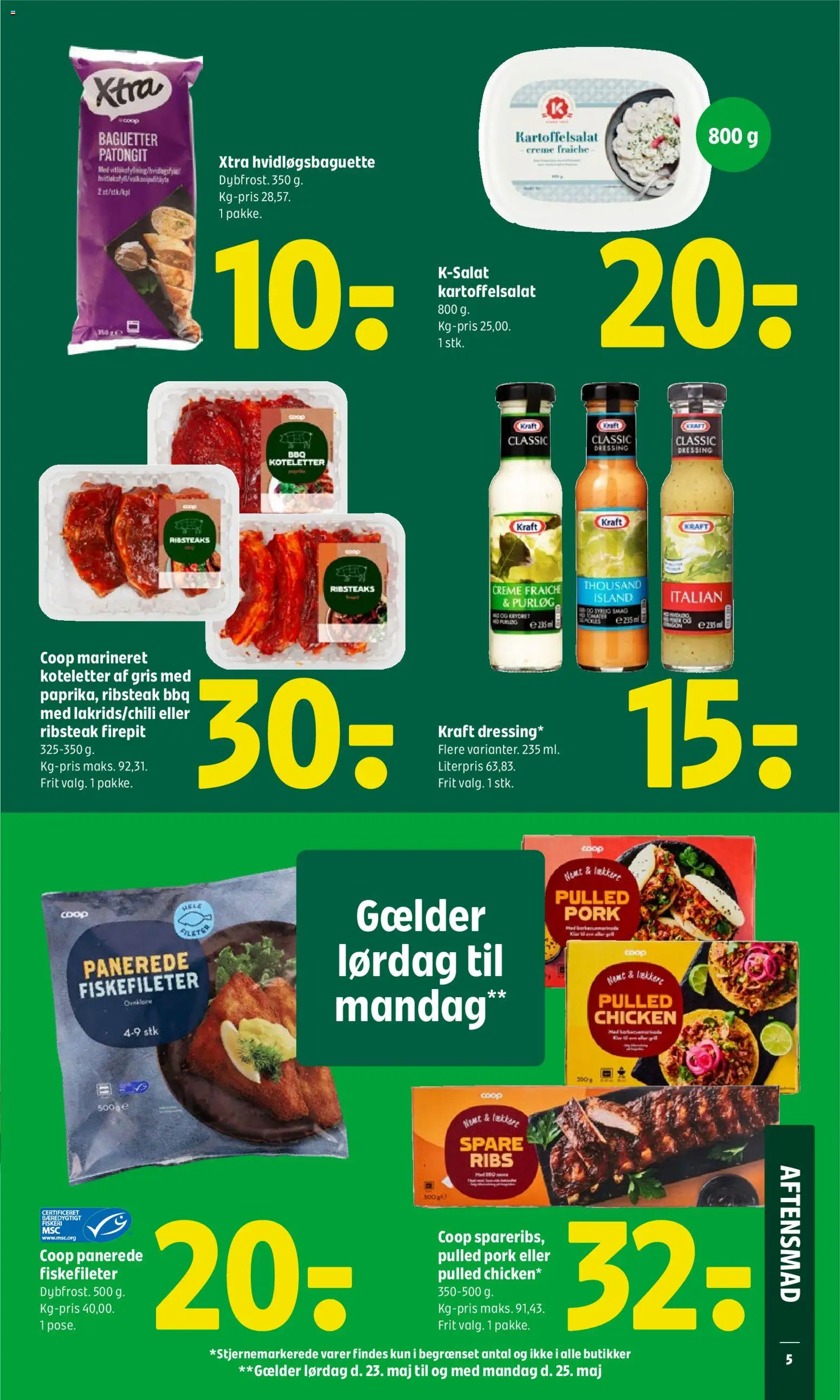 Coop 365 tilbudsavis – gyldig fra 21.05.2026 | Side: 6 | Produkter: Creme, Kartoffelsalat, Creme fraiche, Dressing