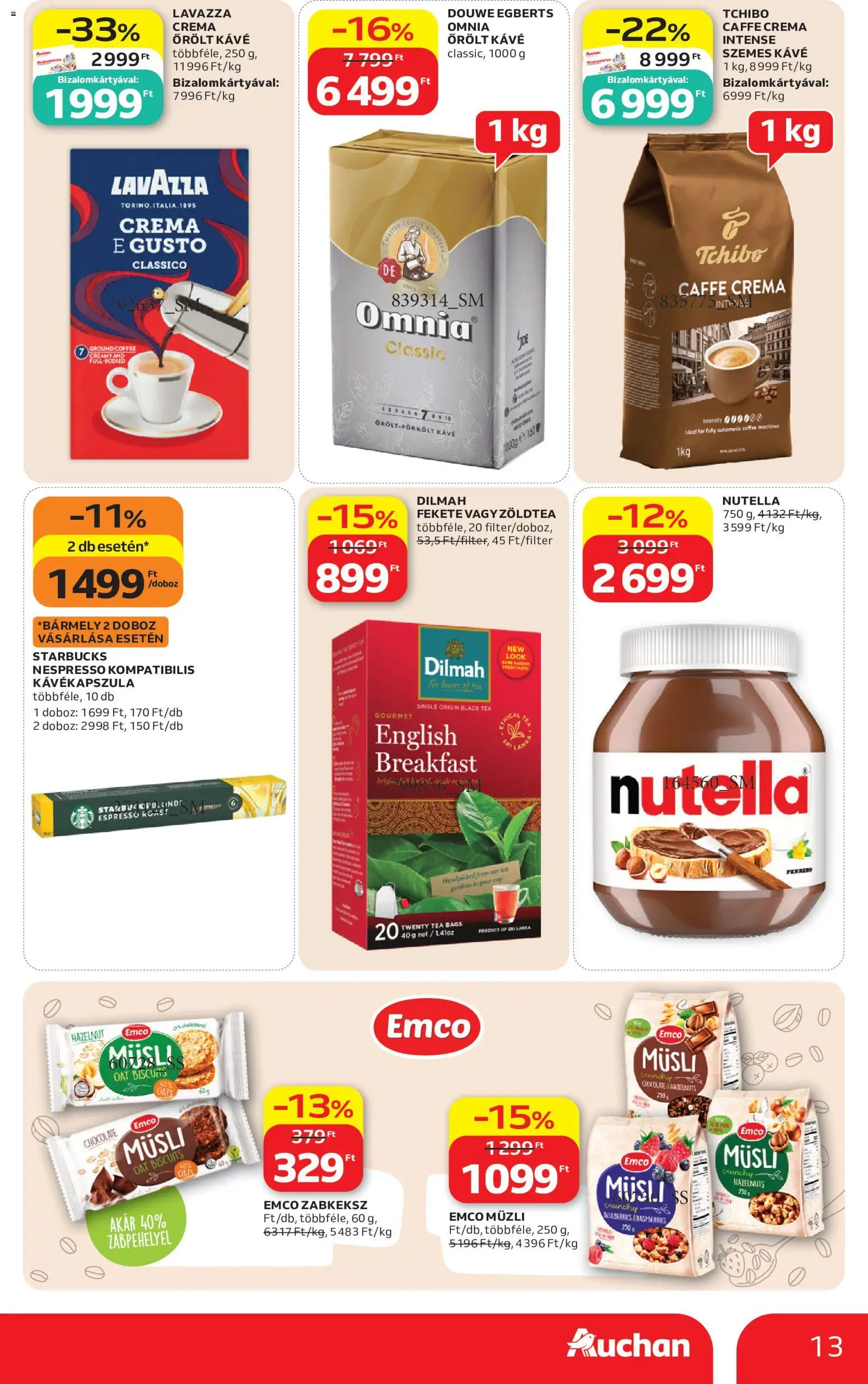 Auchan akciós ujság - amely érvényes a következő dátumtól: 2026.08.21. | Oldal: 13