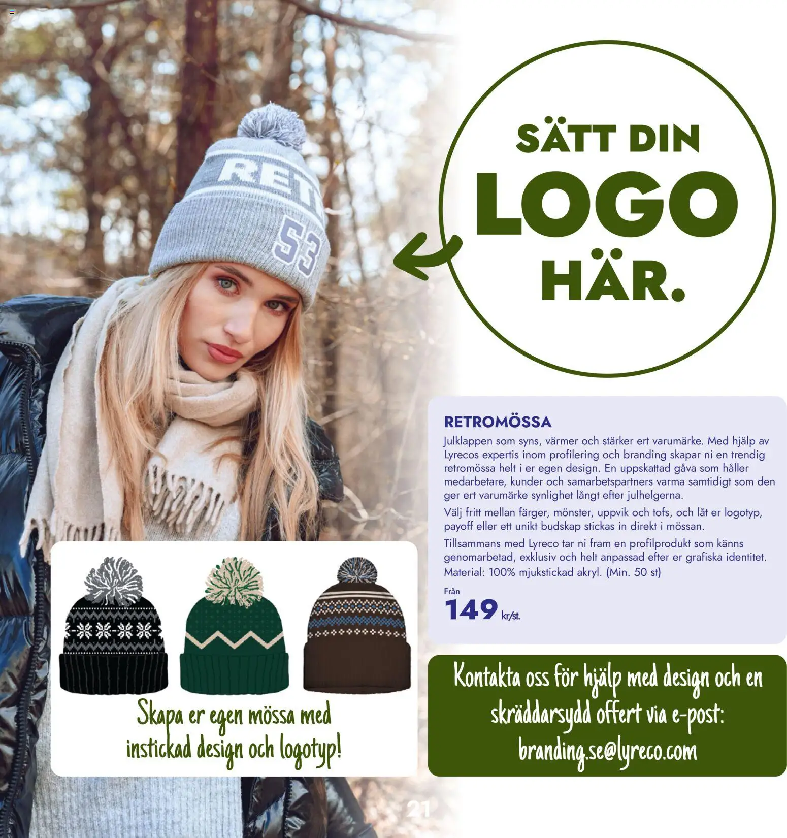 Lyreco reklamblad aktuell från 19/08/2026 | Sida: 21 | Produkter: Mössa