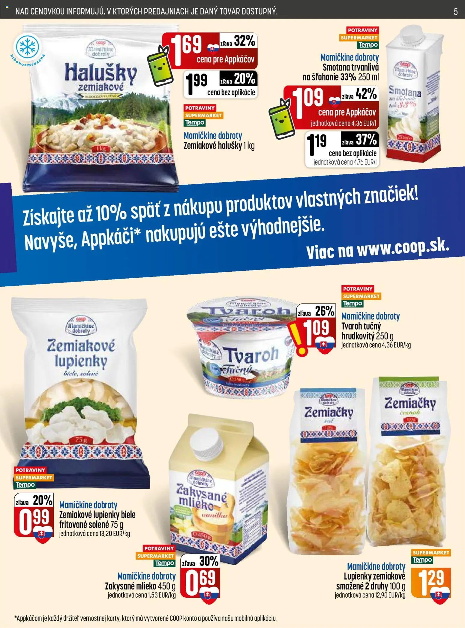 Nové COOP Jednota akcie – leták je platný od 26.08.2026 | Strana: 5