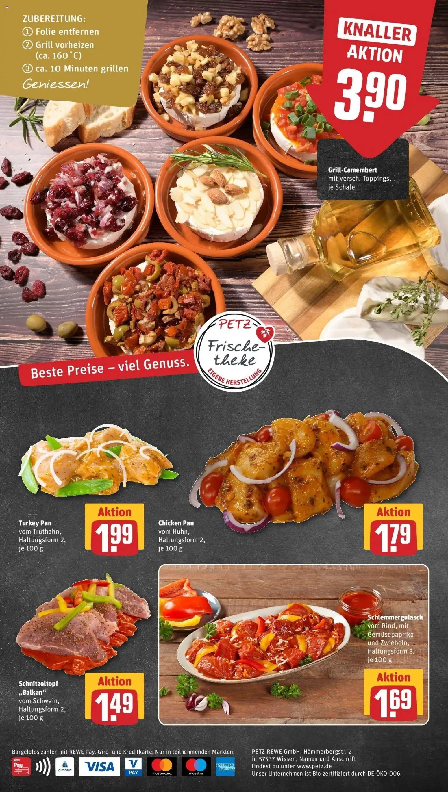 REWE Prospekt ab 19.10.2026 zum Blättern » Angebote | Seite: 2 | Produkte: Grill, Theke