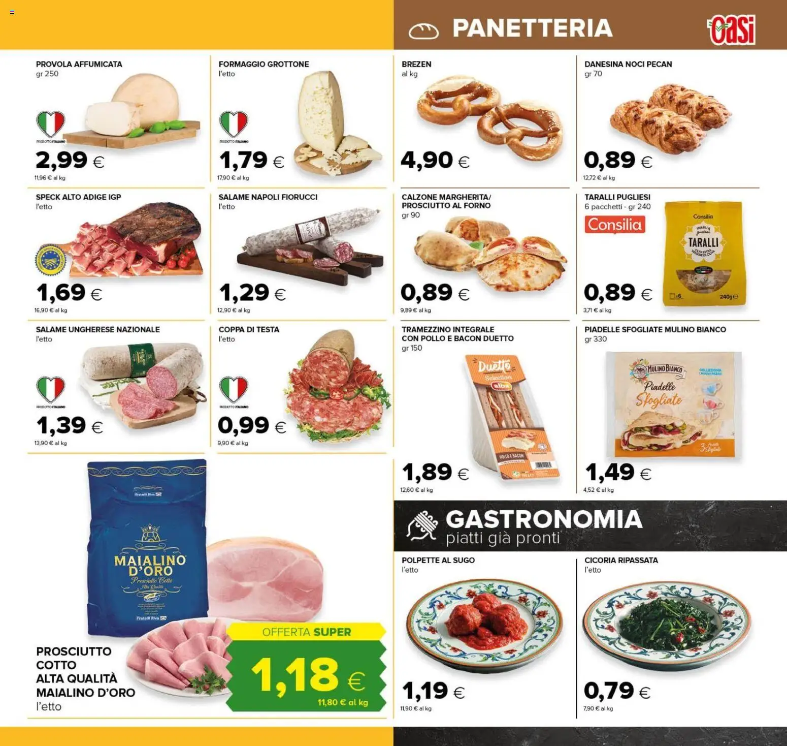 Volantino Oasi del 25/09/2026 | Pagina: 11 | Prodotti: Speck, Pollo, Forno, Polpette