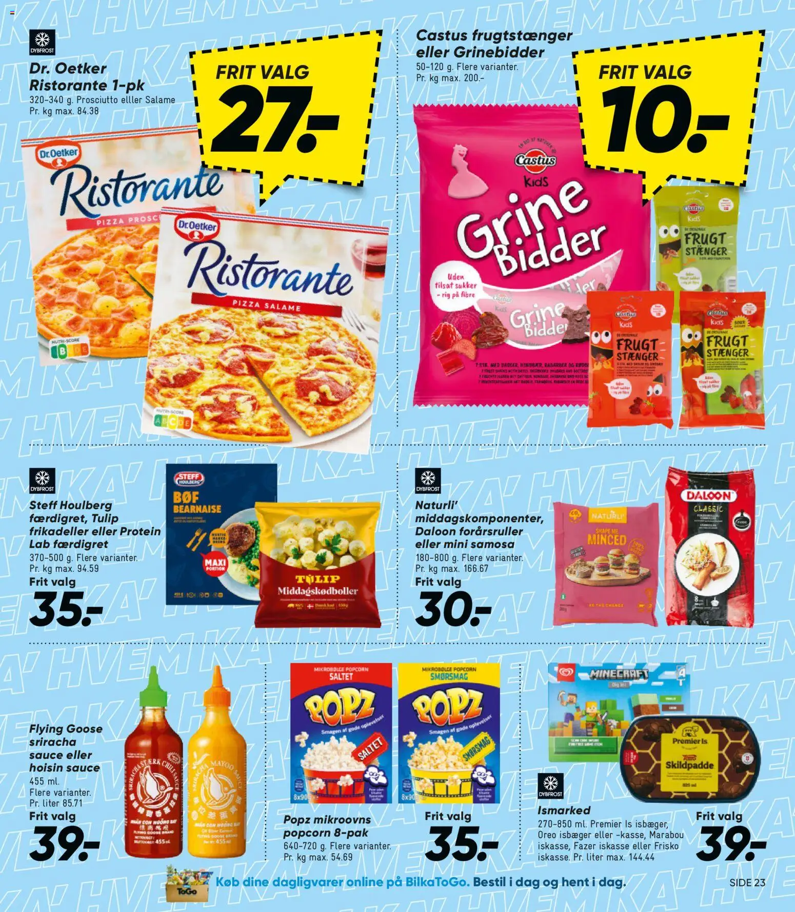 Bilka tilbudsavis – gyldig fra 12.06.2026 | Side: 31 | Produkter: Popcorn, Is, Frikadeller, Oreo