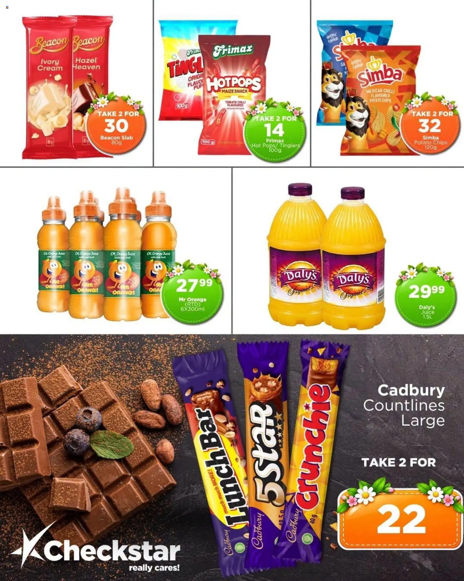 New Check Star catalogue – valid from 09/09/2026 | Page: 6 | Products: Juice, Chips, Cream, Chilli