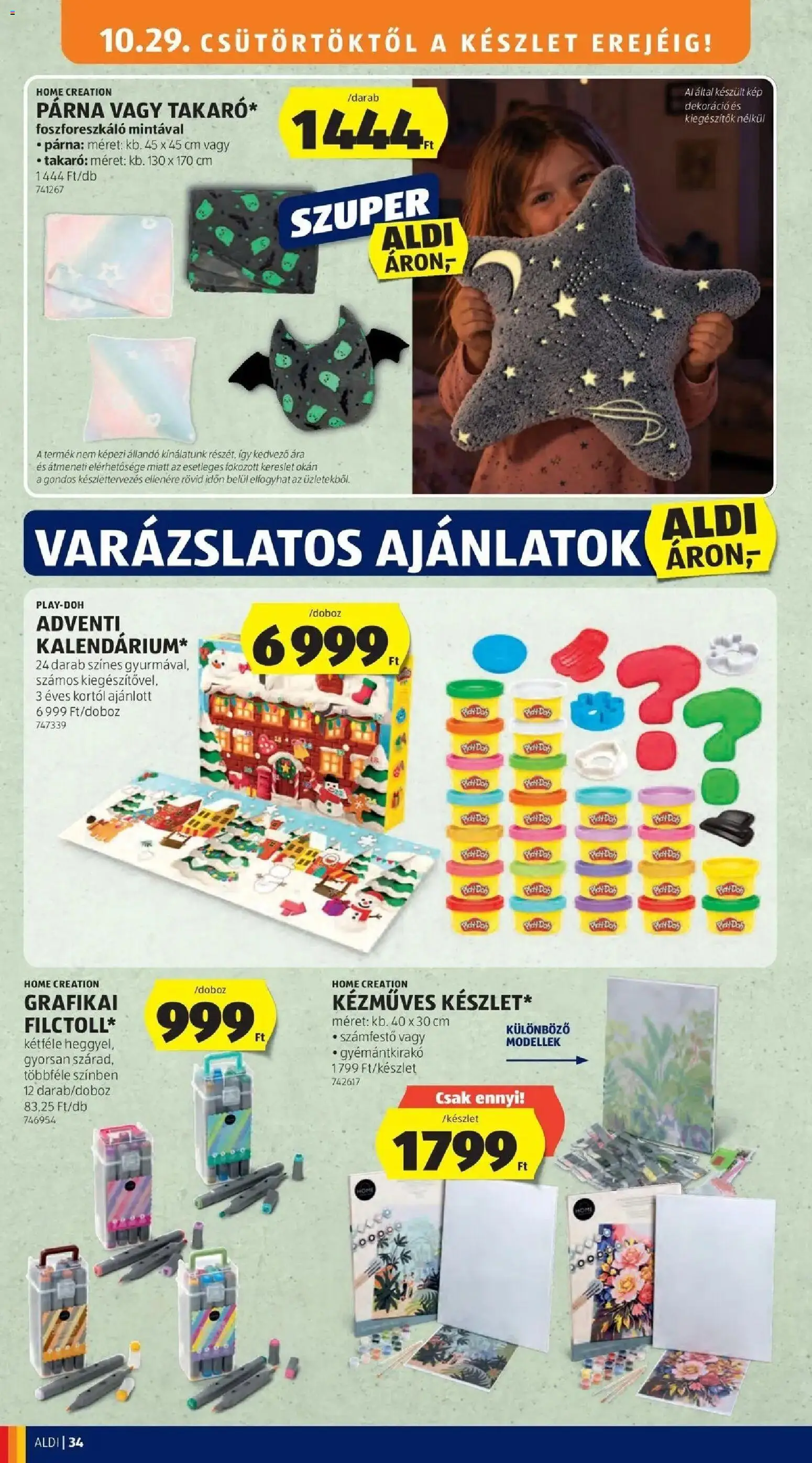Aldi aktuális akciós újság - 2026.10.24. -tól/töl > akció, lapozható szórólap 🛍️ | Oldal: 34