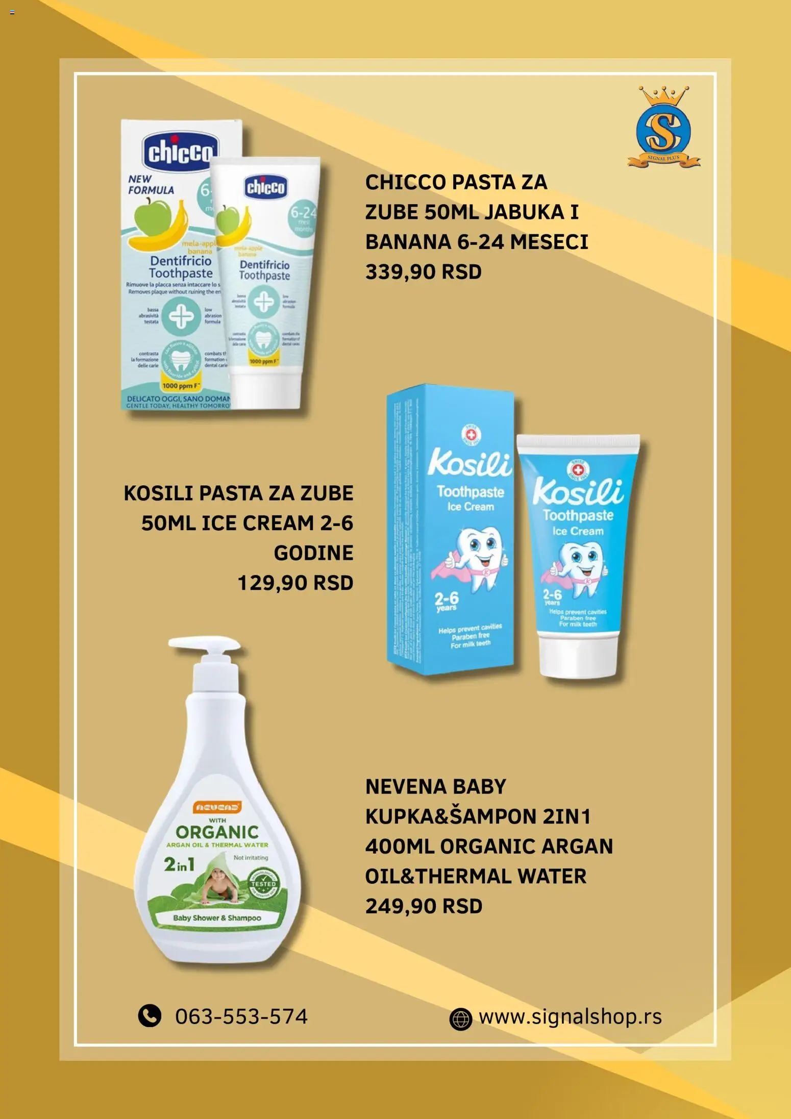 Signal Plus katalog - važi od 13.06.2026 | Strana: 4 | Proizvode: Banana, Pasta za zube