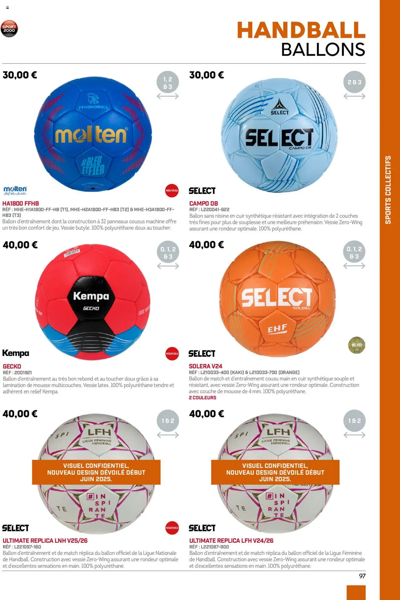 {H1} | Page: 97 | Produits: Couches, Orange, Kaki, Mousse