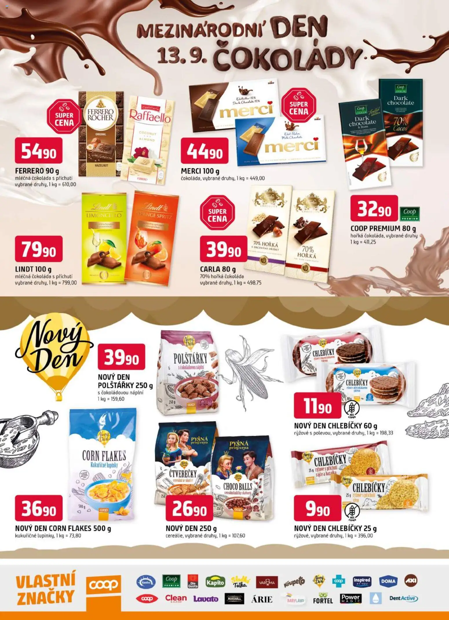 Trefa leták od 09.09.2026 | Strana: 8 | Produkty: Polštářky, Rajče, Bazalka, Horká čokoláda